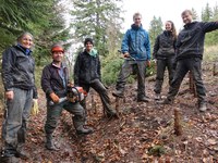 Auf nassen Trockenrasen