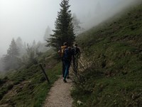 Vorbereitung auf Bled an der Kampenwand