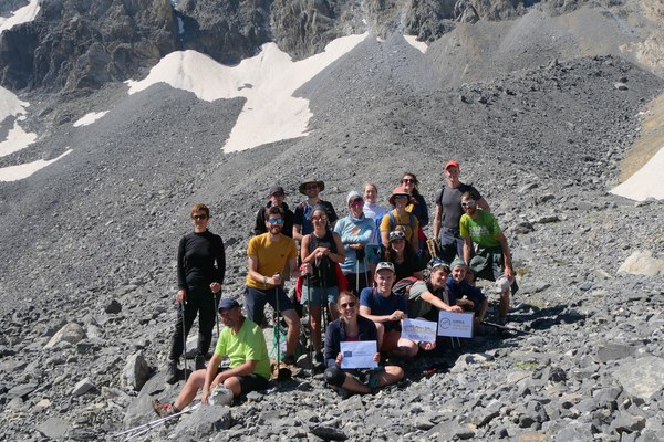 Hike at the Marinet Glacier at St-Paul-sur-Ubaye