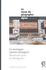 Mountain areas as menageries