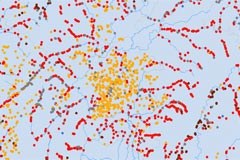 Obstacles and facilitations for the movement of fishes
