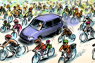 To work by car? No thanks!