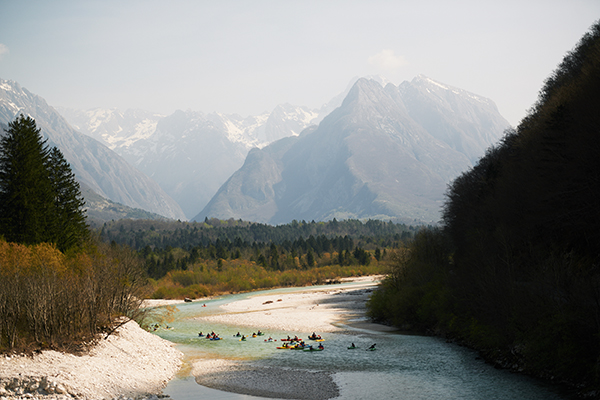 Paddling for the “blue heart” of Europe