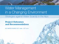 Water Management in a Changing Environment: Strategies against Water Scarcity in the Alps