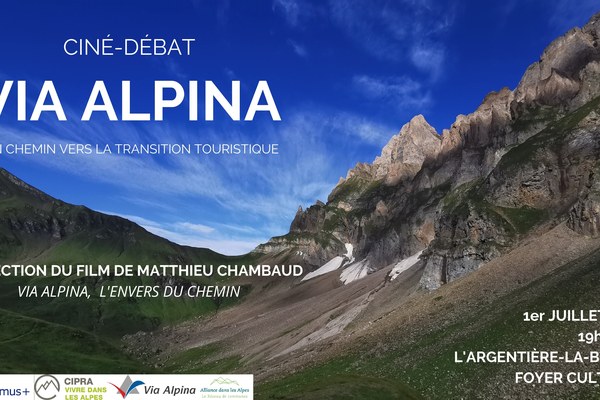 Ciné-débat sur l’itinérance pour les 20 ans de la Via alpina