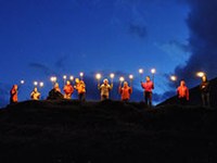 Pleins feux dans les Alpes