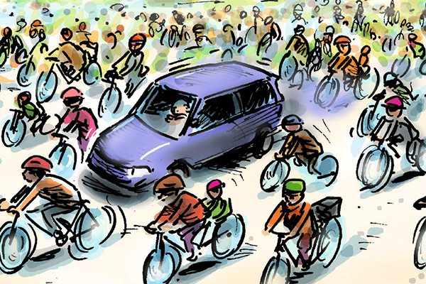 Au boulot en voiture ? Non merci !