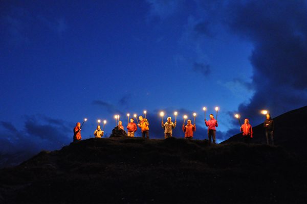 Des feux en montagne pour le tourisme soutenable