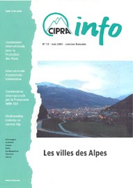 Cipra-Info 72 : Les villes des Alpes