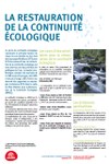 La restauration de la continuité écologique