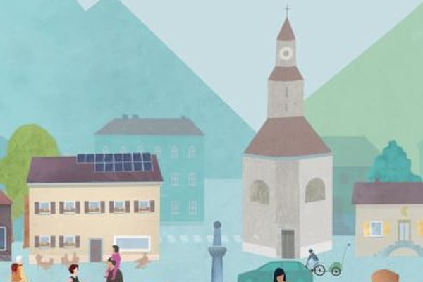 Alpenscène n° 103 - « Bourg-les-Alpes »