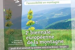 Biennale della montagna 2007: l'accessibilità nelle regioni di montagna
