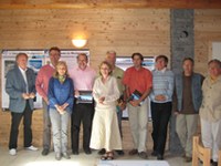 Scambio tra membri francesi dell'"Alleanza nelle Alpi"