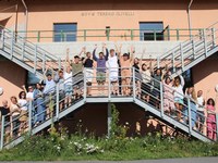 Campo base alpino per buone idee