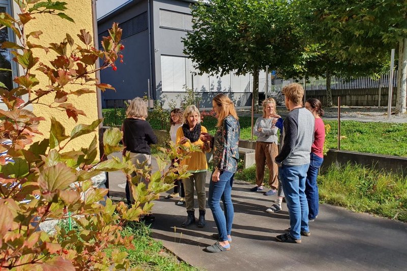 Garta Gspröch nel «Laboratorio Network Alpi» a Schaan/LI. © CIPRA