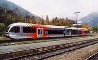 Italien: Jungfernfahrt der Vinschger-Bahn