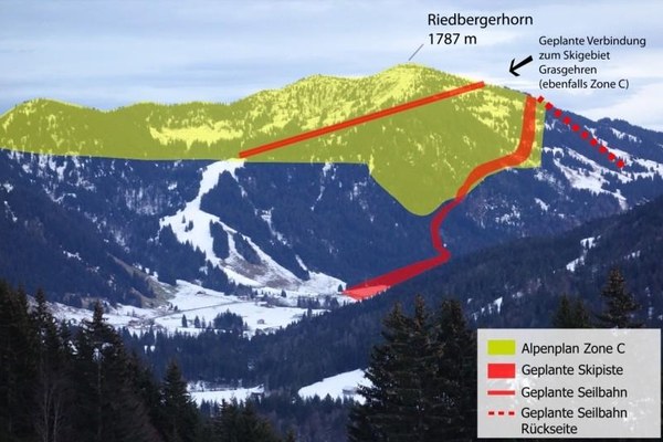 Für uneingeschränkten Erhalt des Alpenplans