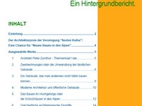 Moderne Architektur in den Alpen - Ein Hintergrundbericht