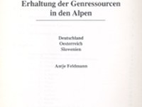 Erhaltung der Genressourcen in den Alpen