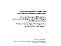 Auswirkungen des Klimawandels auf Raumentwicklung und Wirtschaft