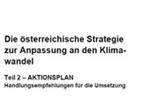 Die österreichische Strategie zur Anpassung an den Klimawandel