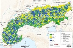 Baza podatkov o razvoju občin na območju Alp