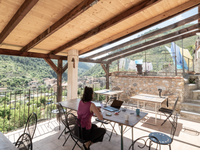 Domača pisarna v zelenem okolju