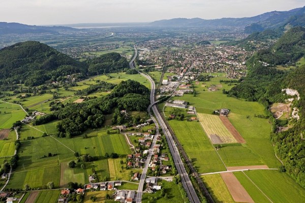 Zeleni pas Dolina Alpskega Rena