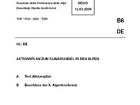 Akcijski načrt za podnebje v Alpah