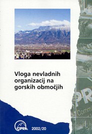 Vloga nevladnih organizacij na gorskih območjih