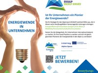 EUSALP ENERGY AWARD 2024 : Energiewende in KMU's !